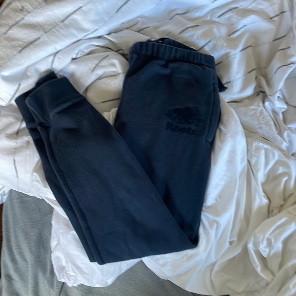 Mens xs navy blue roots joggers